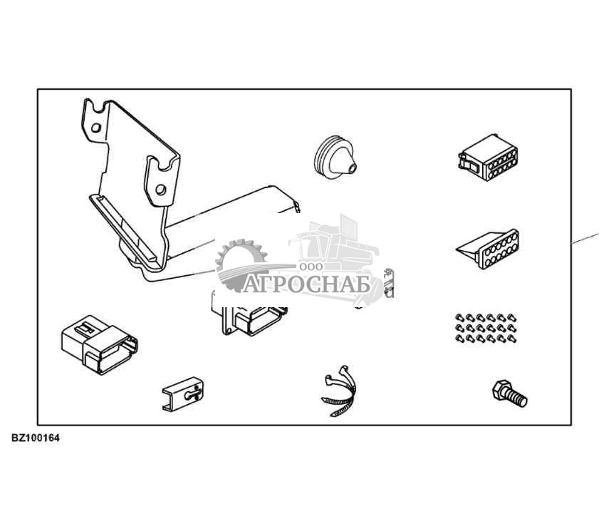 GPS Receiver Bracket, Attachment 